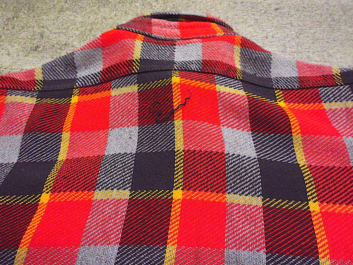 ビンテージ60's○WINTER Kingチェックヘビーネルシャツ ビンテージ60's○WINTER Kingチェックヘビーネルシャツ