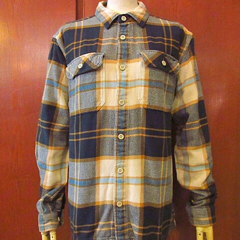 パタゴニア オーガニック コットン チェック シャツ ヘビー フランネル