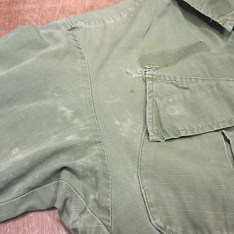 ビンテージ60's70's○ミリタリージャングルファティーグジャケット5th