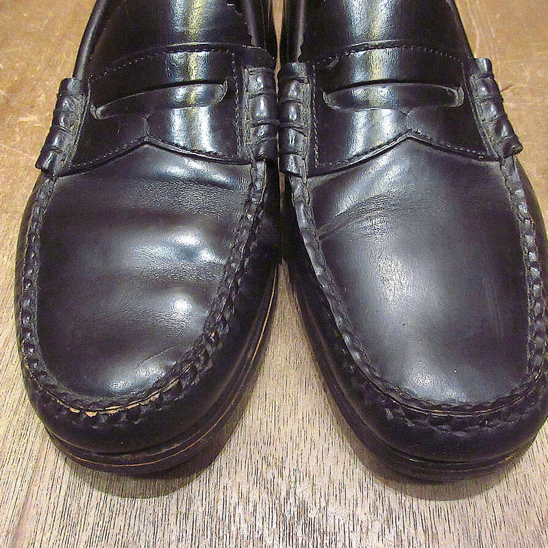 ビンテージ○Dexterペニーローファー黒size 7D○230405k2-m-lf-25cm