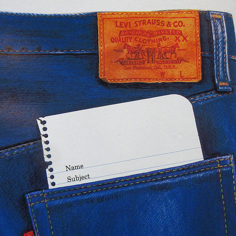 ビンテージ70's○Levi's BIG E 501アドバタイジングポスターA ビンテージ70's○Levi's BIG E 501アドバタイジングポスターA