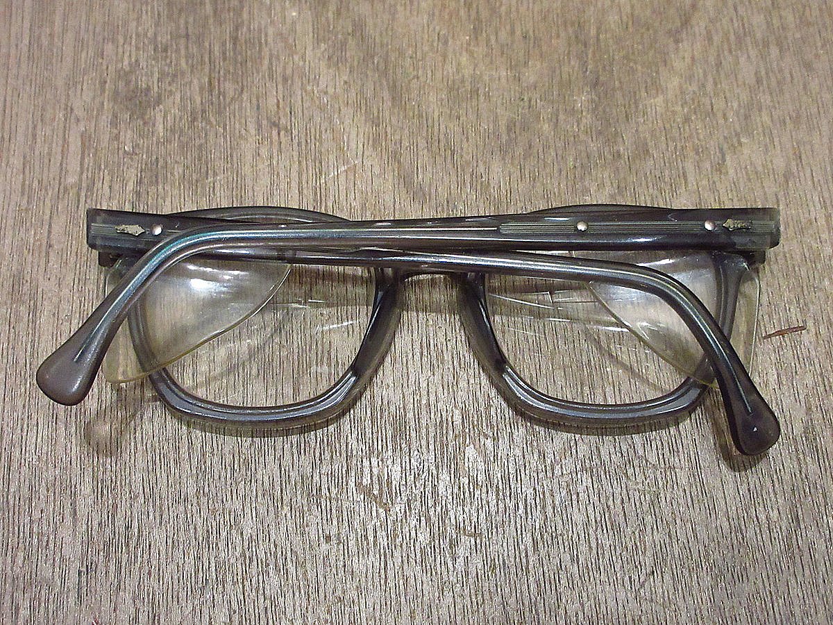 ビンテージ60's○American Optical FLEXI-FITサイドガード付きウェリ
