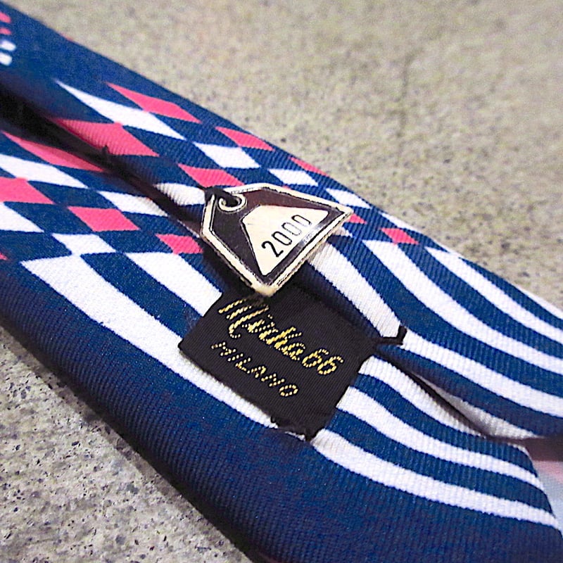 ビンテージ40's50's○DEADSTOCK GLOVES総柄シルクネクタイ