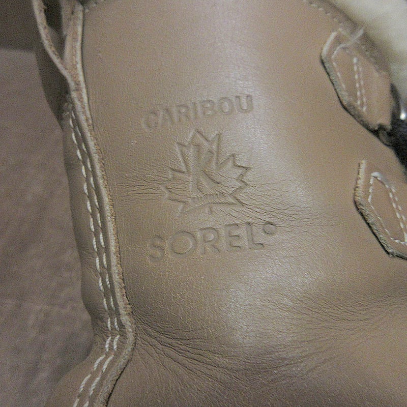 ビンテージ○MADE IN CANADA SOREL CARIBOUスノーブーツ茶○24102