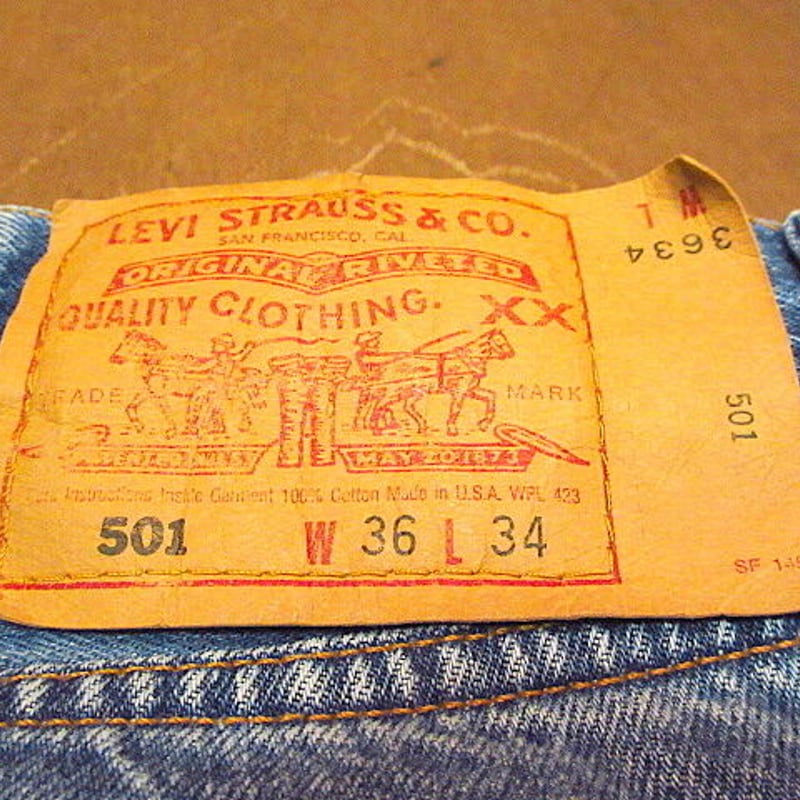 ビンテージ90's○MADE IN U.S.A. Levi's 501 W36 L34○200