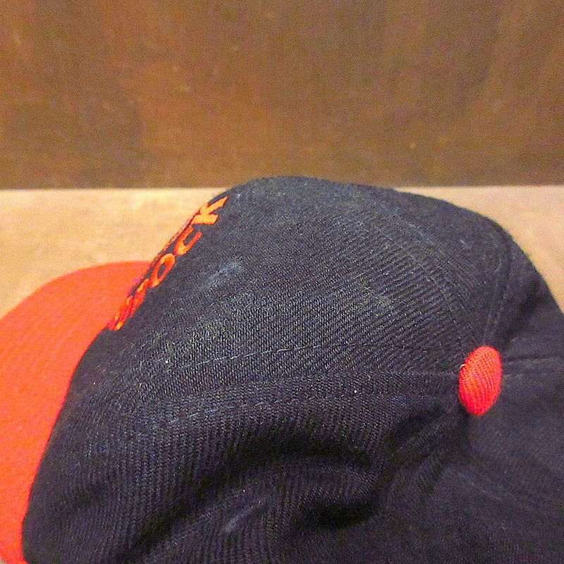 ビンテージ90's○Marlboro LIZARD ROCKツートーン6パネル刺繍キャップ