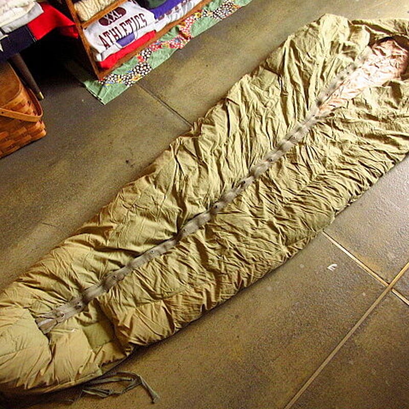 ビンテージ40's○M-1949ミリタリースリーピングバッグ○200929f3