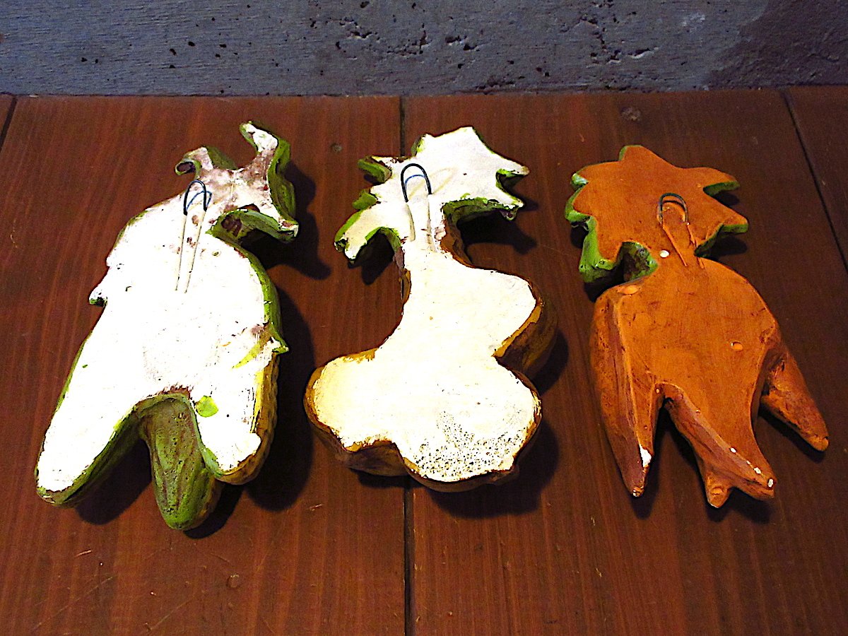 ビンテージ○野菜モチーフ壁掛け3点セット○250706j6-sign雑貨