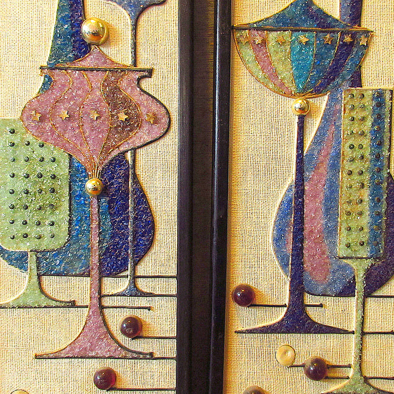 ミッドセンチュリー ウォールデコ 壁掛け セット ミッドセンチュリー壁掛けオブジェ ウォールデコ リビング壁飾り