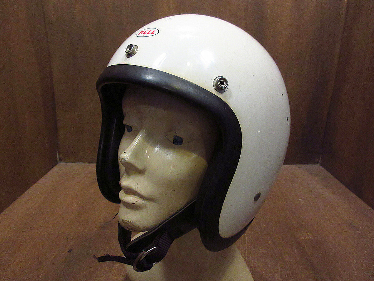 ビンテージ60's○BELL 500-TXジェットヘルメット白size 7 1/8○22100