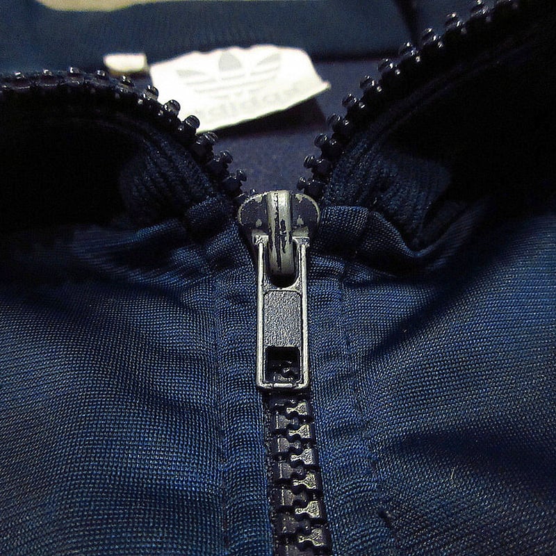 ビンテージ80's○adidasトリコロールジャージsize M○210326f4-m-jk-