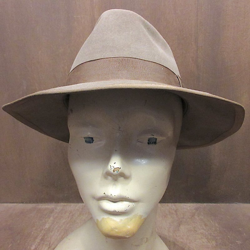 ビンテージ40's50's○PENNEY'Sフェドラハット○251023z3-m-ht-flt