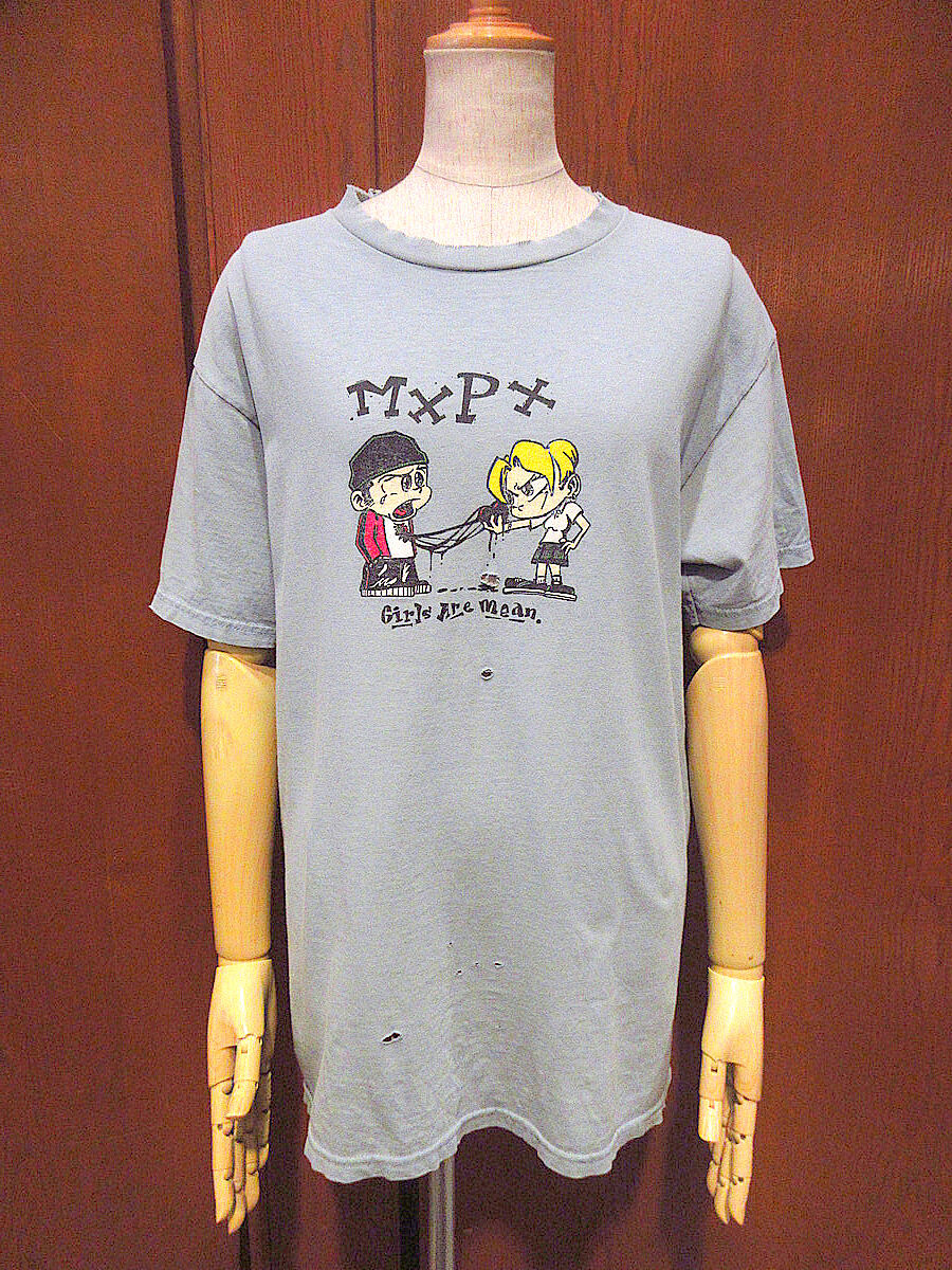 ビンテージ00's○MXPXプリントTシャツ水色size M○230425j4-m