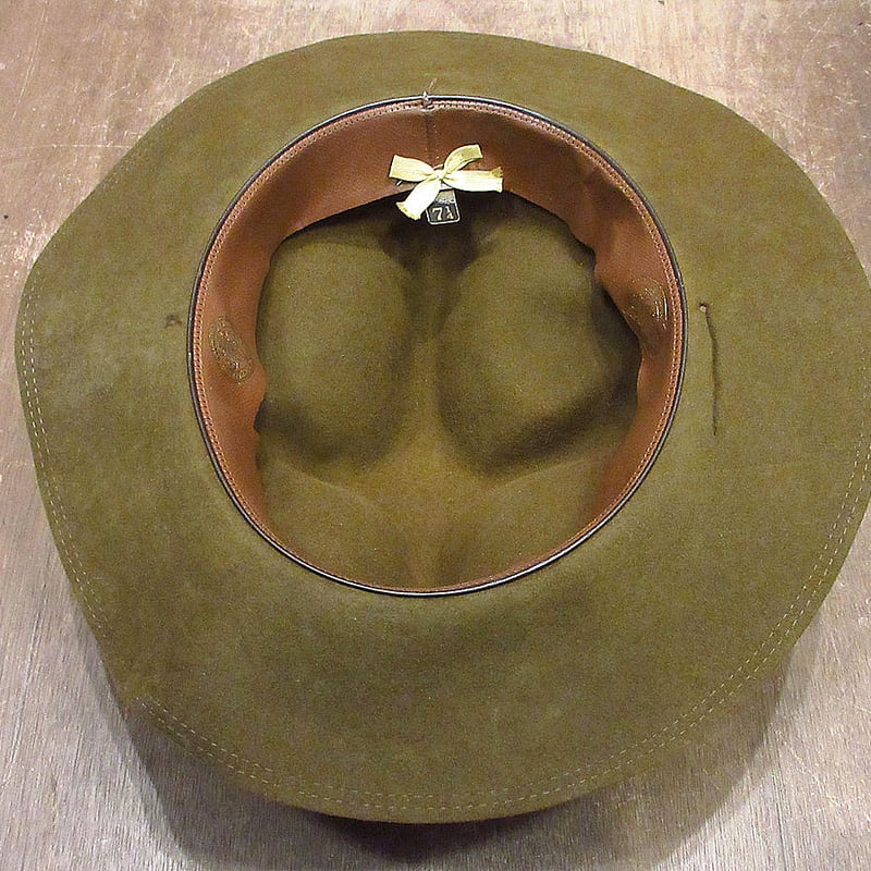 ビンテージ~60's○STETSONボーイスカウトキャンペーンハットsize ビンテージ~60's○STETSONボーイスカウトキャンペーンハットsize