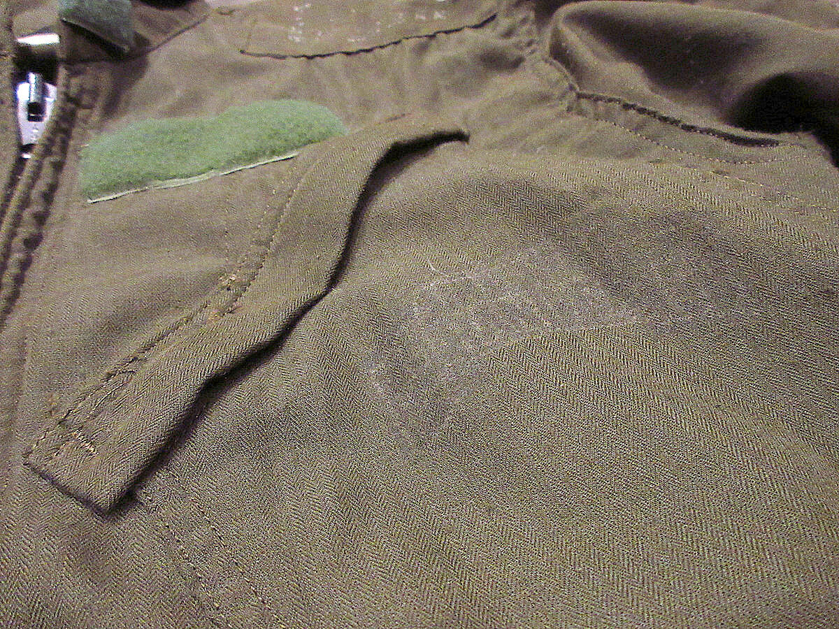 ビンテージ60's○U.S.AIR FORCE GS/FRP-4ワッペン付きHBTフライトスー
