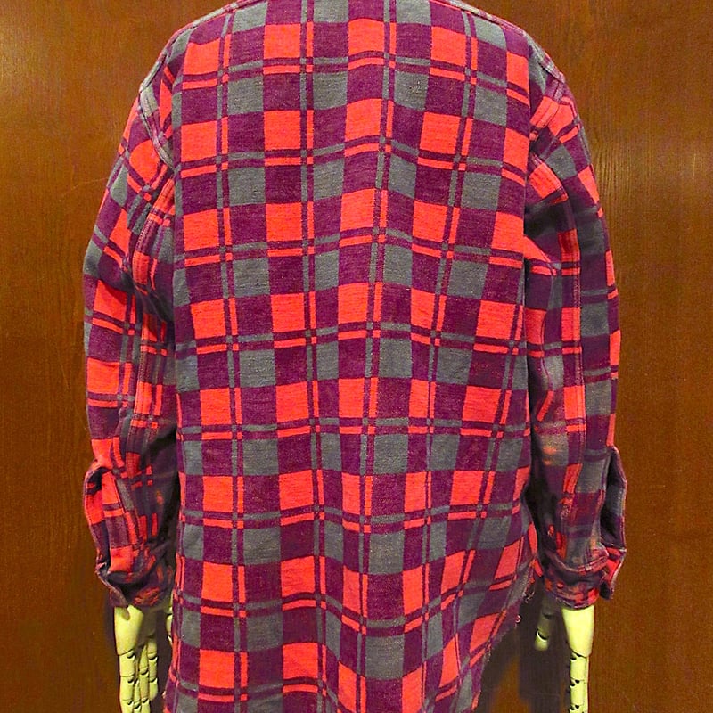 ビンテージ70's○Championコットンチェックヘビーネルシャツsize 16 1