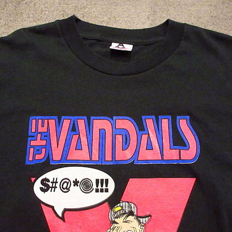 THE VANDALS プリントTシャツ深緑 Size XL○200626s3-m-tsh-b THE VANDALS プリントTシャツ深緑 Size XL○200626s3-m-tsh-b
