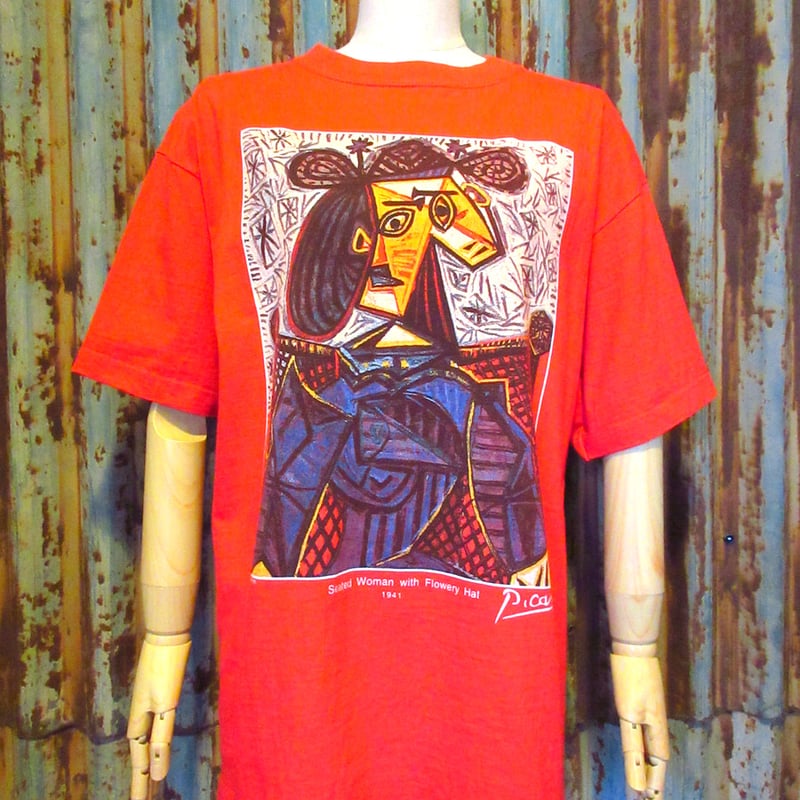 ビンテージ90's○Picasso ''Seated Woman with Flowery H