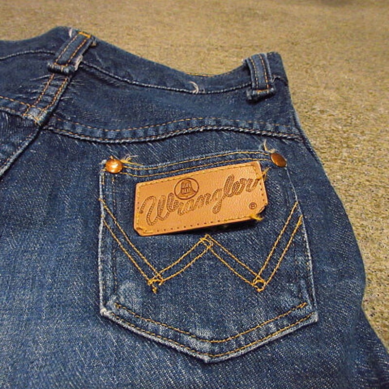 ビンテージ60's○Wrangler BLUE BELL斜めベルガールズジーンズsize 8○...