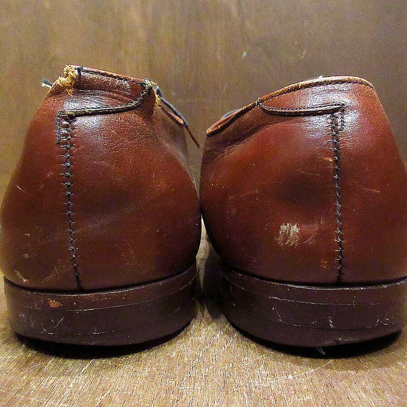 ビンテージ50's○ストレートチップシューズ茶size 11 C