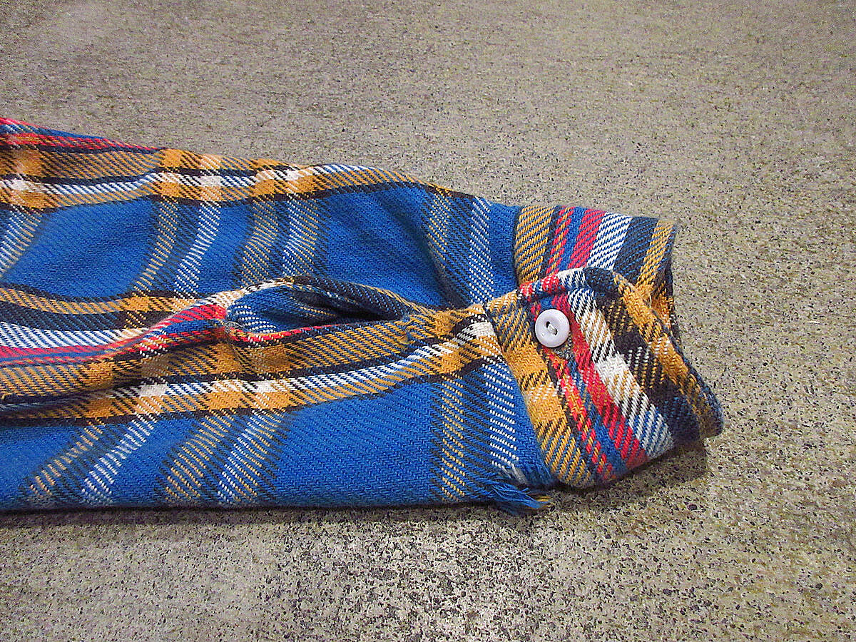 ビンテージ70's○BIG MACチェックヘビーネルシャツsize TALL L ビンテージ70's○BIG MACチェックヘビーネルシャツsize TALL L