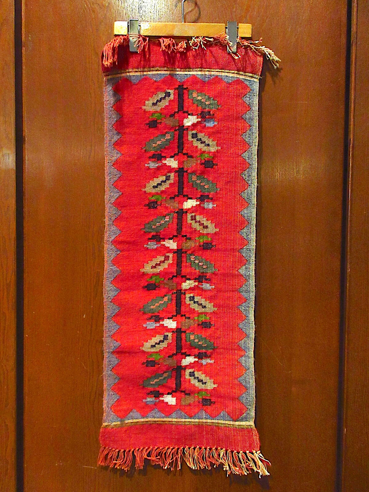 vintage rug★ビンテージ★メキシカンラグ★usa仕入れ★ ビンテージ○メキシカン?ウールラグsize約98cm × 約33cm○230831m2-rug