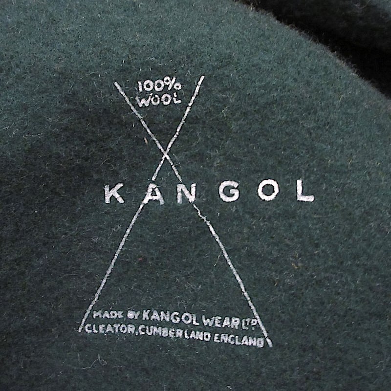 ビンテージ60's○KANGOLレディースウールベレー帽緑○250613z6-w-cp-ber