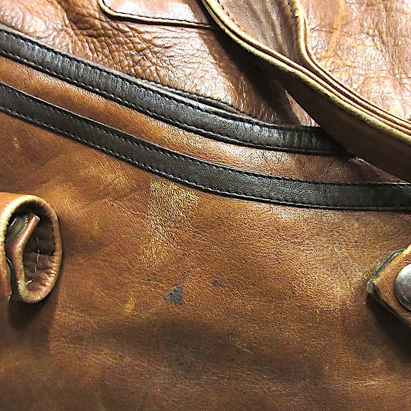 ビンテージ60's70's○レザーボストンバッグ茶○250626j2-bag-bstn古着19
