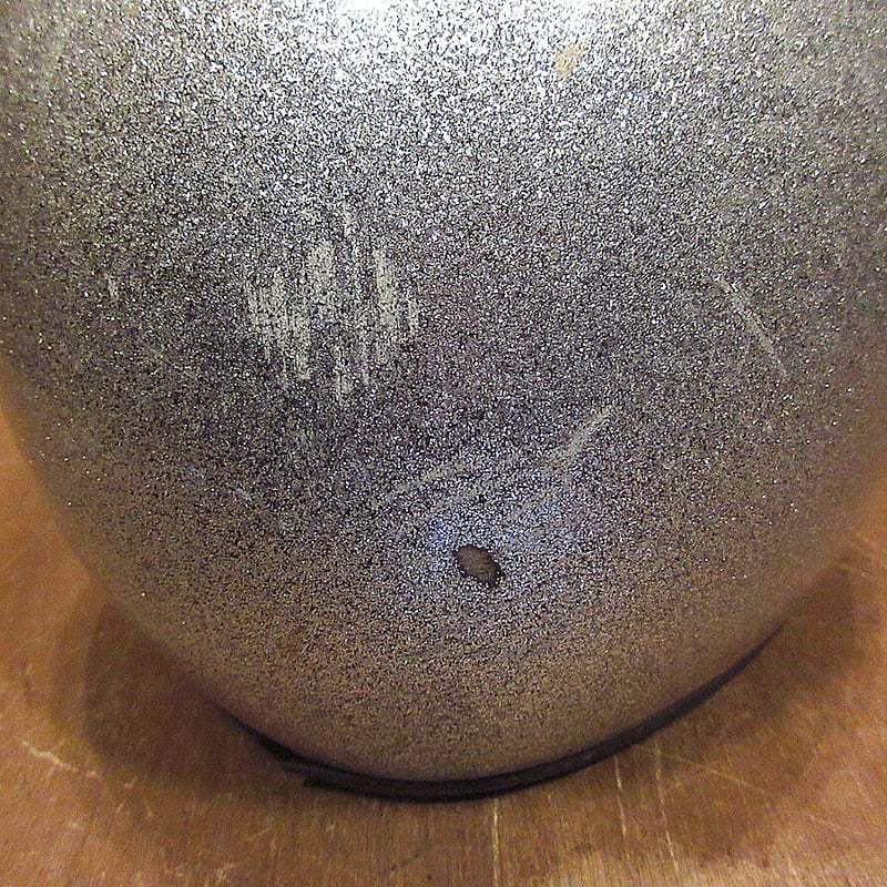 ビンテージ70's○MONARCH X1001ジェットヘルメットメタリックシルバー