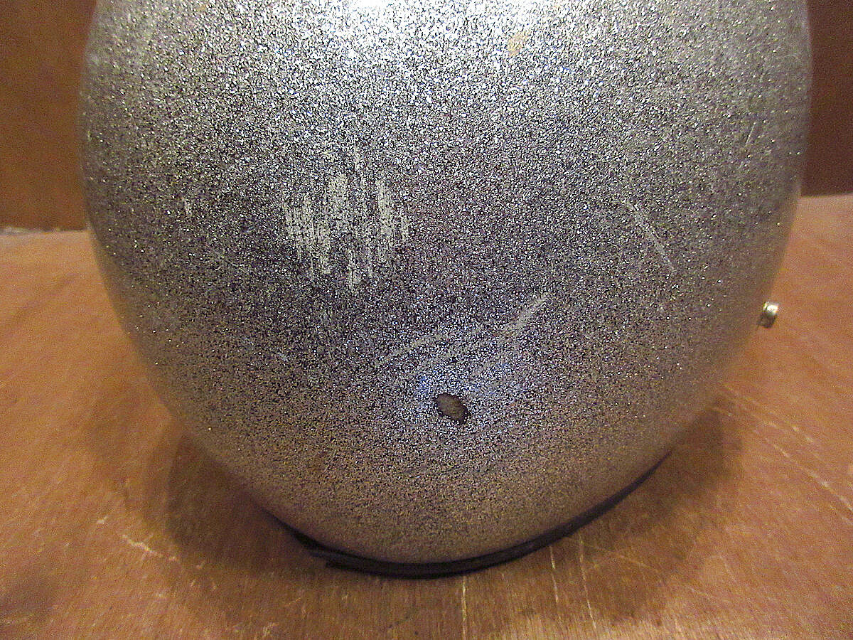 ビンテージ70's○MONARCH X1001ジェットヘルメットメタリックシルバー