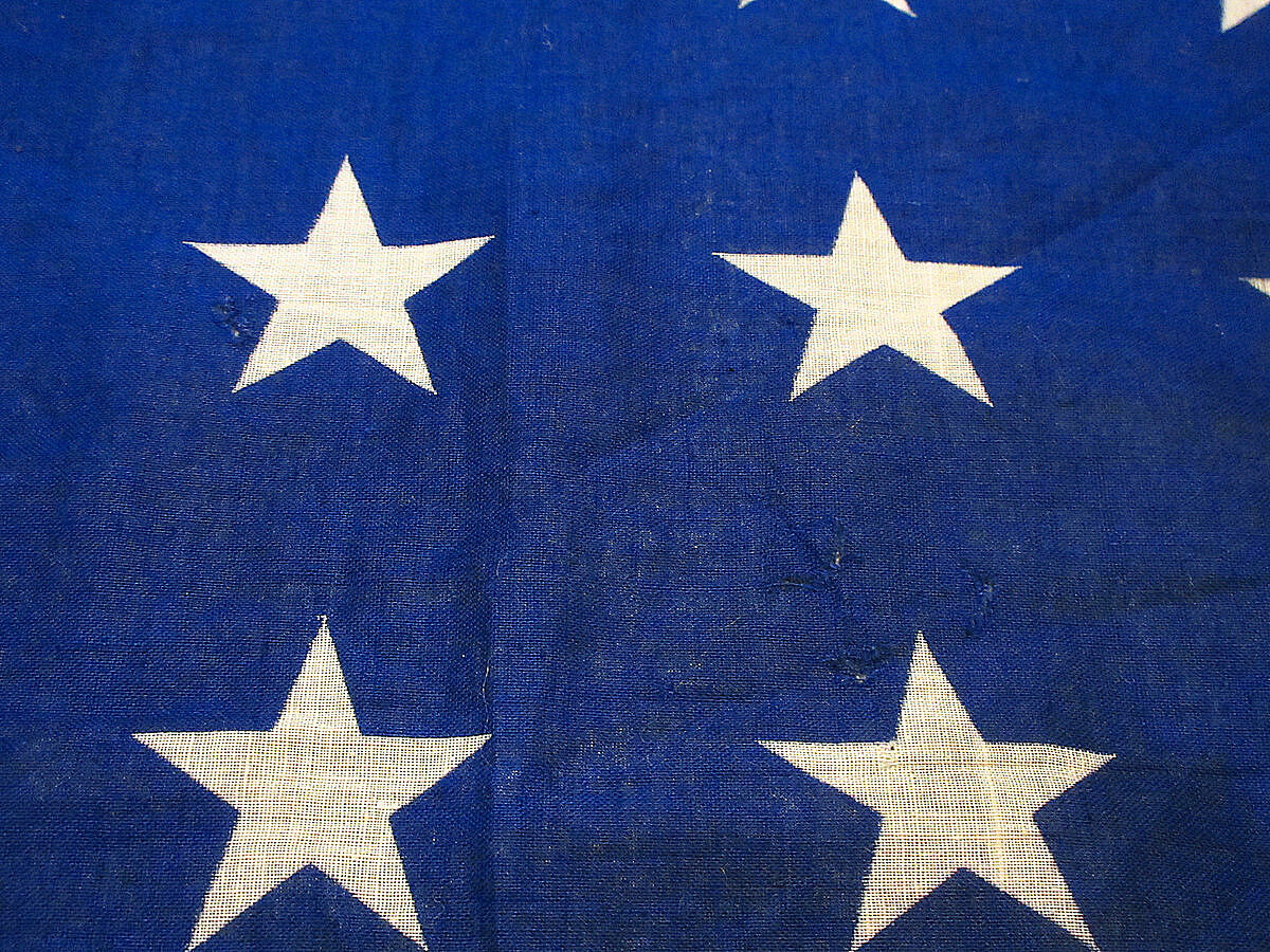 ビンテージ40's50's○48星アメリカ星条旗 約84.5cm×約150cm○221030i