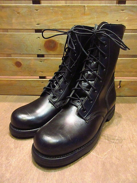 60's ヴィンテージ US ARMY ブーツ ビンテージ60's○DEADSTOCK U.S.ARMYコンバットブーツ黒8N○200614n