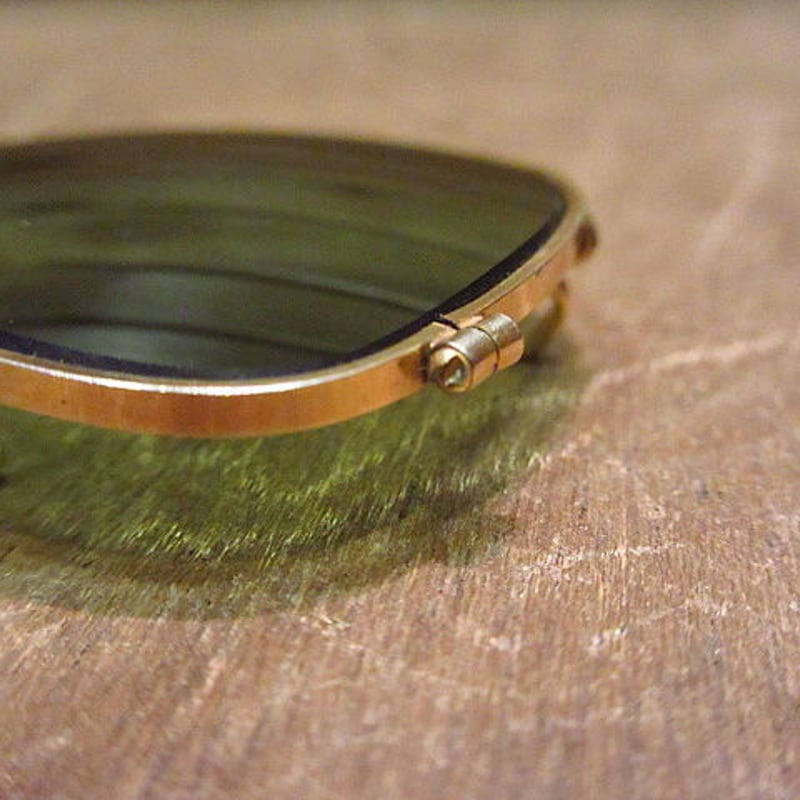 ビンテージ50's60's○ケース付きAmerican Opticalクリップオン48-18○