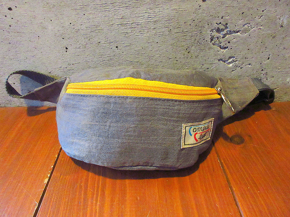 ビンテージ90's○Campus Clubナイロンファニーパック○250611k8-bag-w