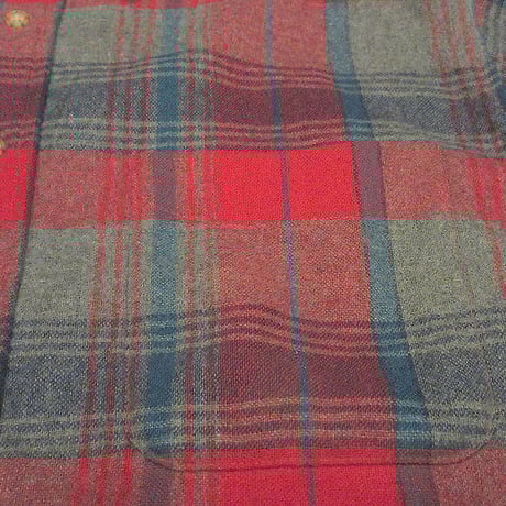 ビンテージ70’s80’s●PENDLETONチェックウールシャツsize L●250208j6-m-lssh-wlペンドルトン1970s1980s