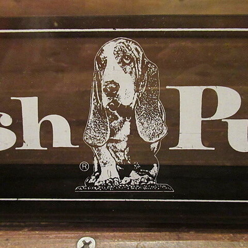 ビンテージ○Hush PuppiesアドバタイジングサインA○odst ハッシュ ビンテージ○Hush PuppiesアドバタイジングサインA○odst ハッシュ