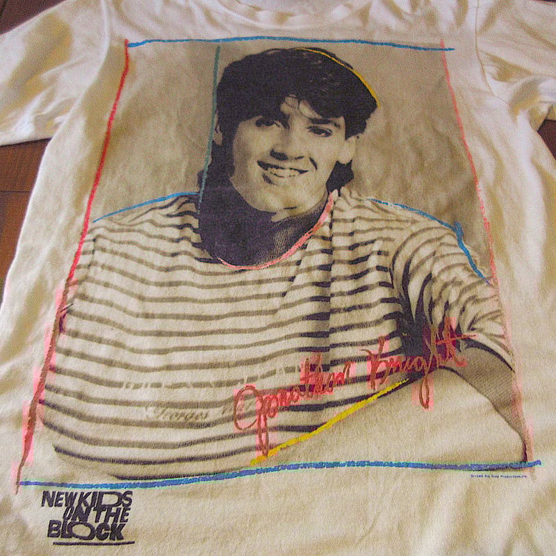 ビンテージ80's○NEW KIDS ON THE BLOCKジョナサンナイトTシャツ ビンテージ80's○NEW KIDS ON THE BLOCKジョナサンナイトTシャツ