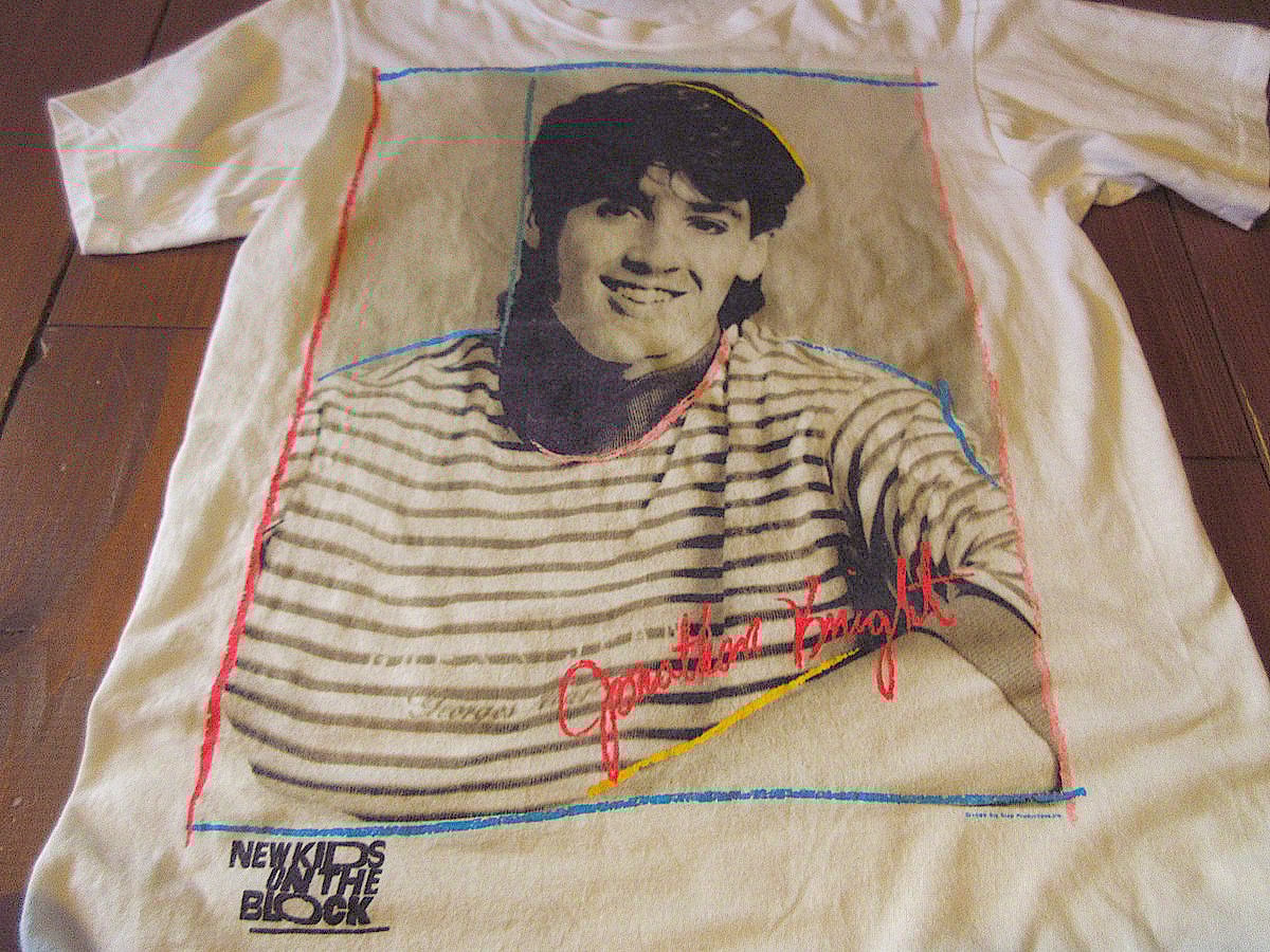 ビンテージ80's○NEW KIDS ON THE BLOCKジョナサンナイトTシャツ ビンテージ80's○NEW KIDS ON THE BLOCKジョナサンナイトTシャツ