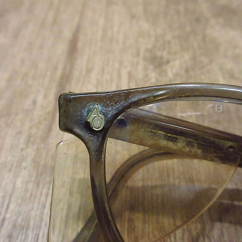 ビンテージ60's○American Optical FLEXI FITサイドガード付きウェリ...