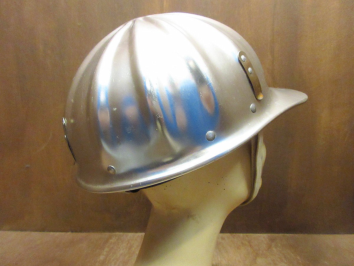 ビンテージ○SuperLite吊り天井アルミヘルメットシルバー○240604j2