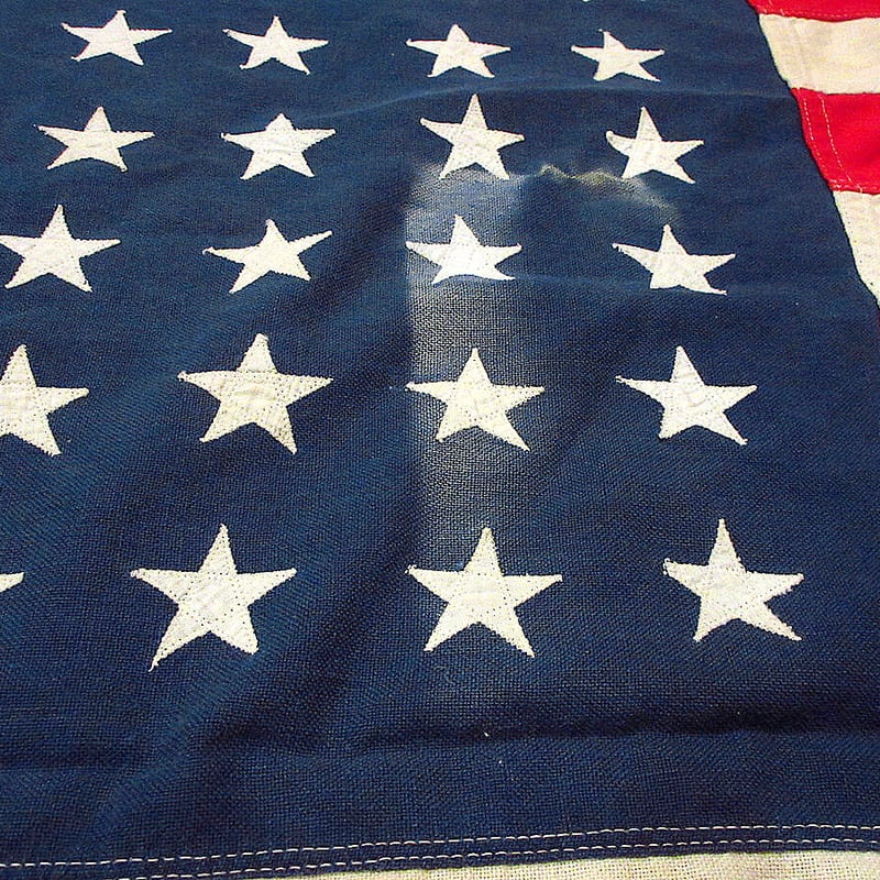 ビンテージ40's50's○48星アメリカ星条旗size 約82cm×約138cm○23031