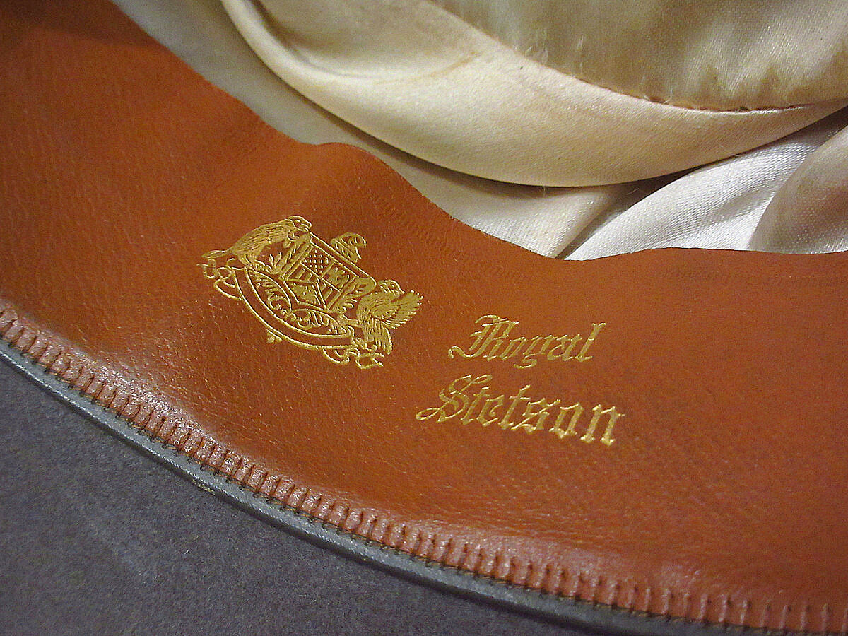 ビンテージ40's○Royal Stetson Whippetフェドラハットベージュ