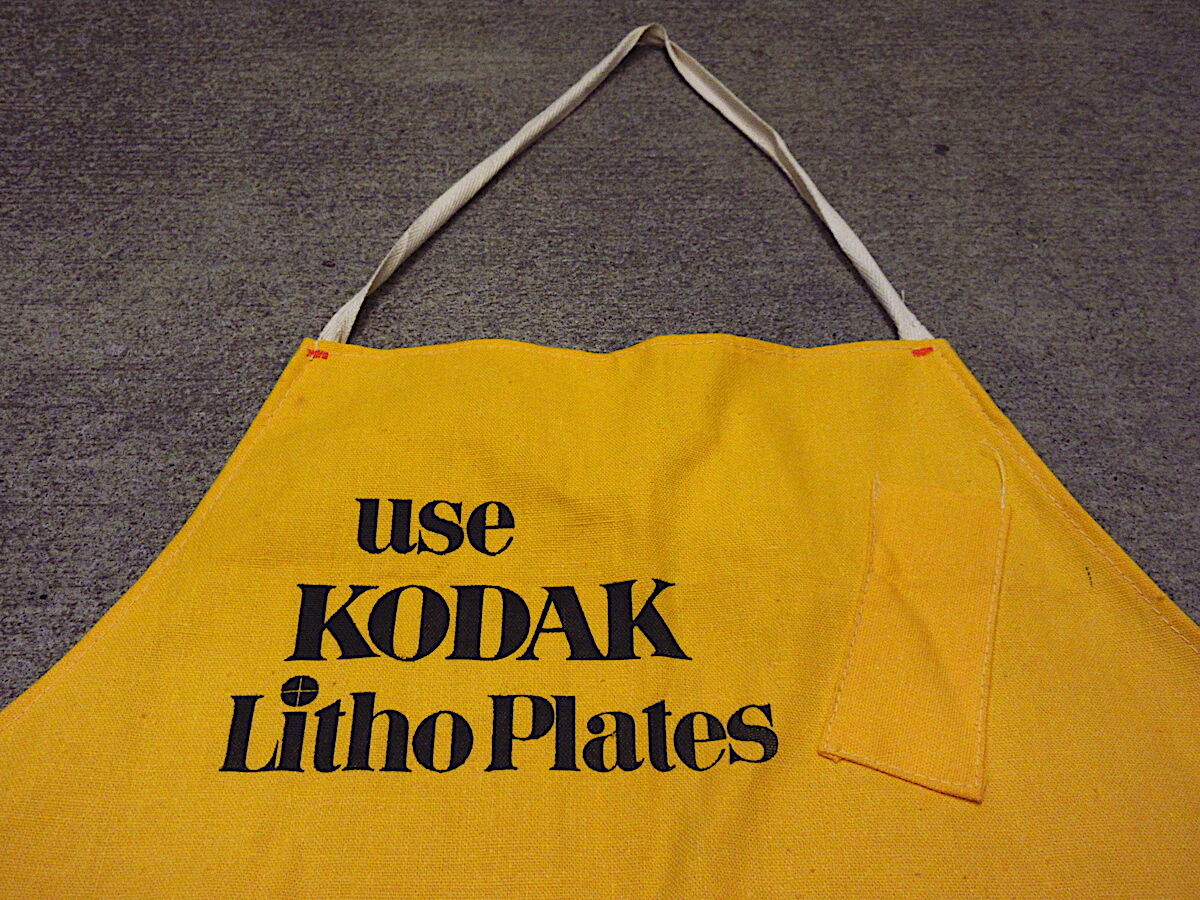 ビンテージ60's○DEADSTOCK KODAKキャンバスワークエプロン黄 ビンテージ60's○DEADSTOCK KODAKキャンバスワークエプロン黄