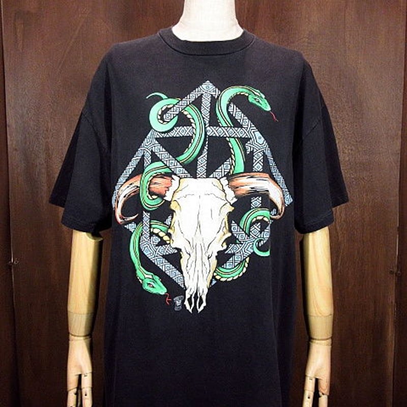 ビンテージ90's○Easyriders 両面プリントTシャツ黒 Size L○200801n