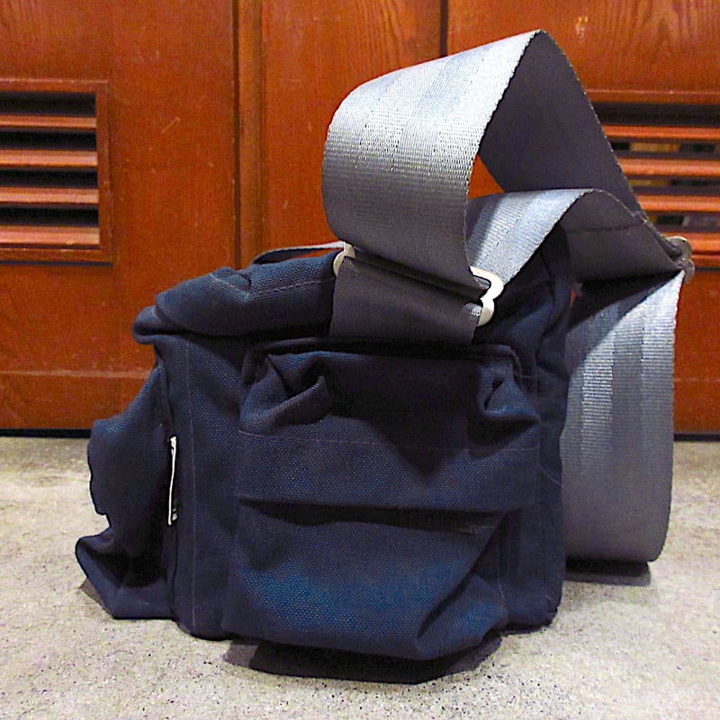 ビンテージ80's○REIナイロンカメラショルダーバッグ紺○231218m2-bag