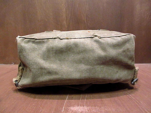 ビンテージ40's○U.S.ARMYミュゼットバッグ○200711n8-bag-shd M-1