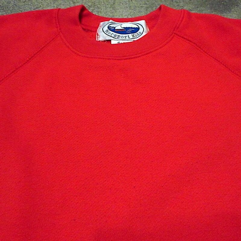 warehouse bodies ラグランスウェットブルドッグ赤42ヴィンテージ warehouse bodies ラグランスウェットブルドッグ赤42