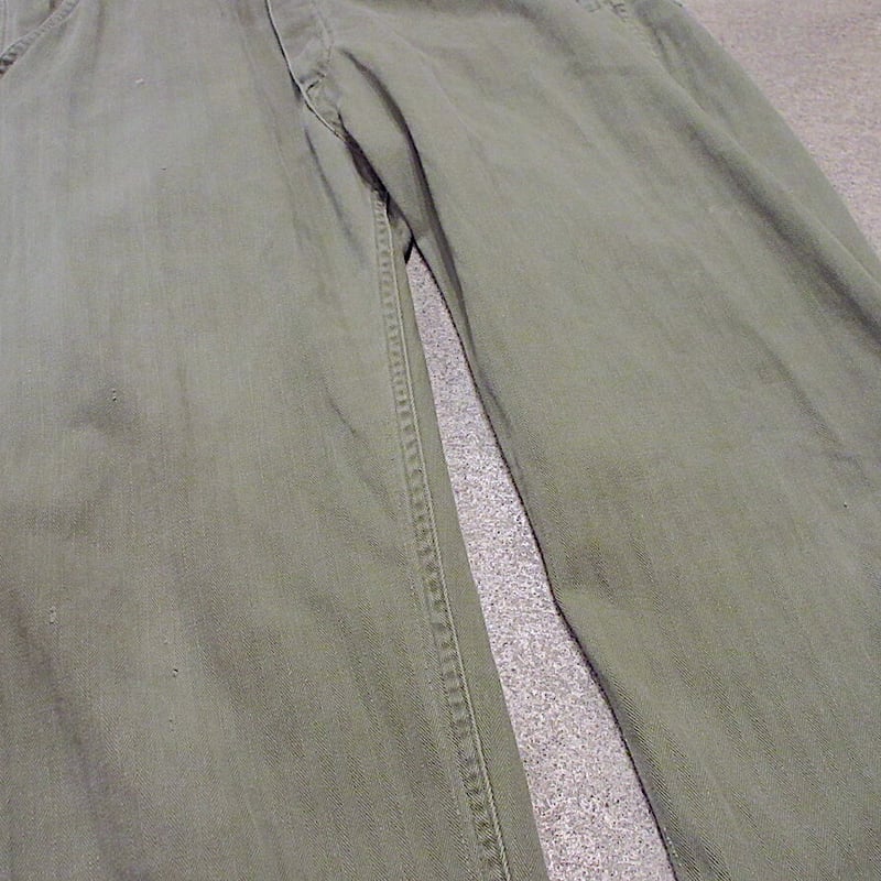 ビンテージ40's○月桂樹ボタン付きコットンHBTオールインワンsize 42