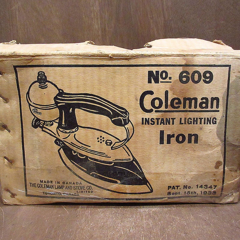 ビンテージ30's○Coleman No.609ガソリンアイロン○220809i6-otclc...