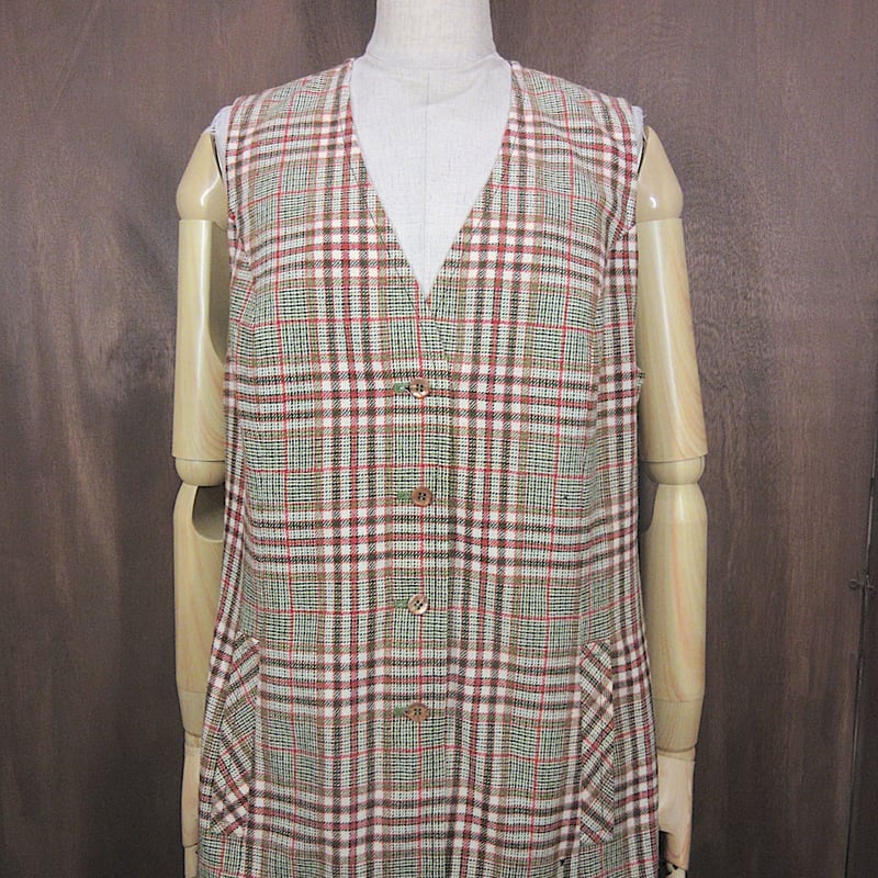 ビンテージ70's○PENDLETONレディースチェックウールベストsize ビンテージ70's○PENDLETONレディースチェックウールベストsize